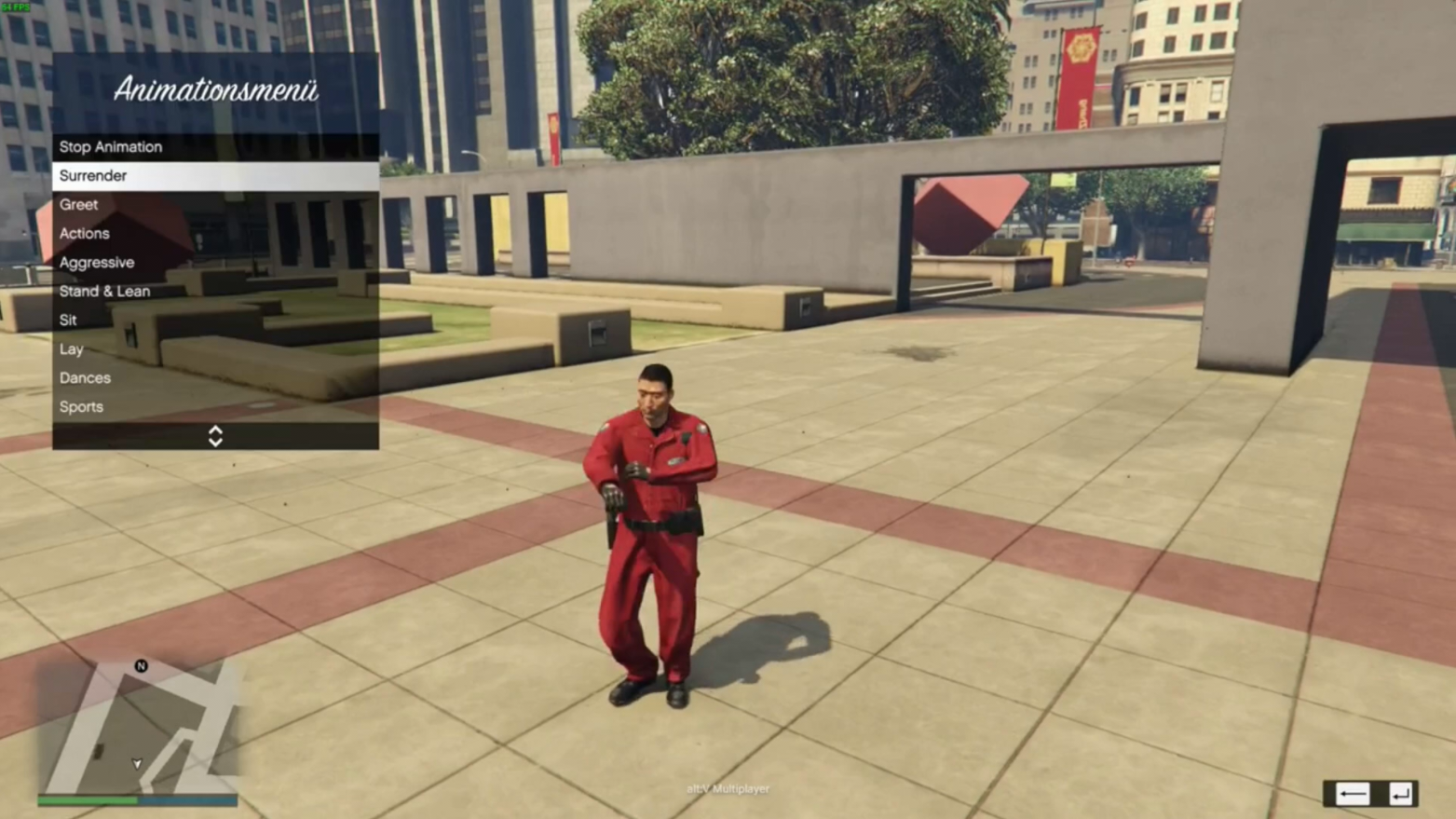 Alt:V Animationsmenü