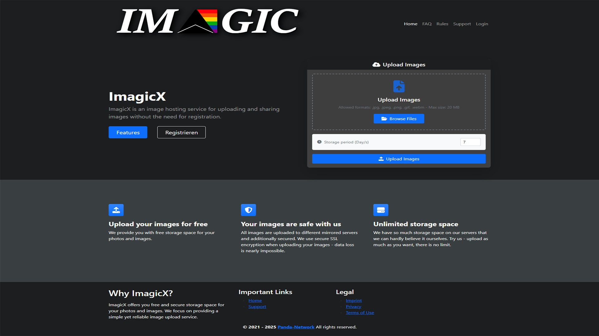 ImagicX-Imagehost
